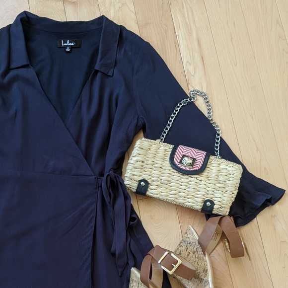 Boho Straw Hand Bag - Picture 6 of 7